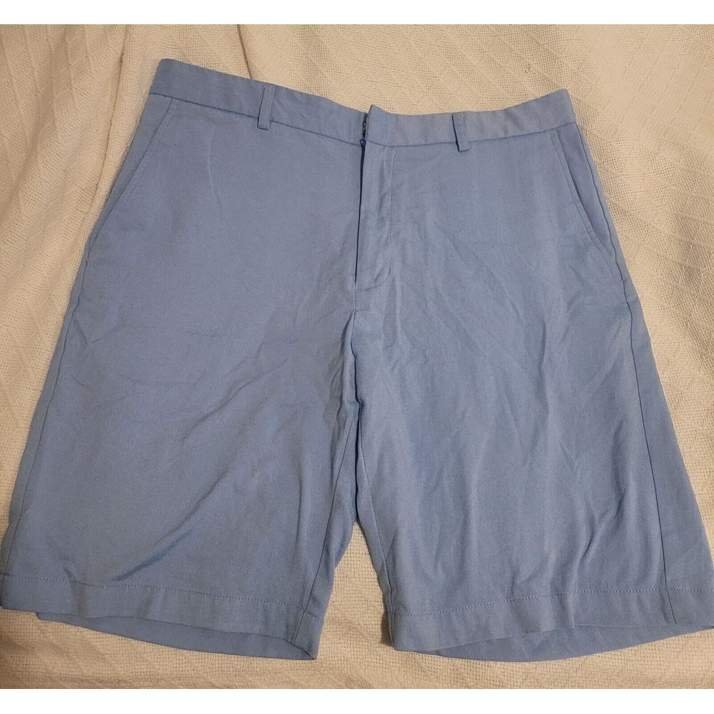 Walter Hagen Golf Shorts Mens Size 36 Blue Polyester Slash Pockets